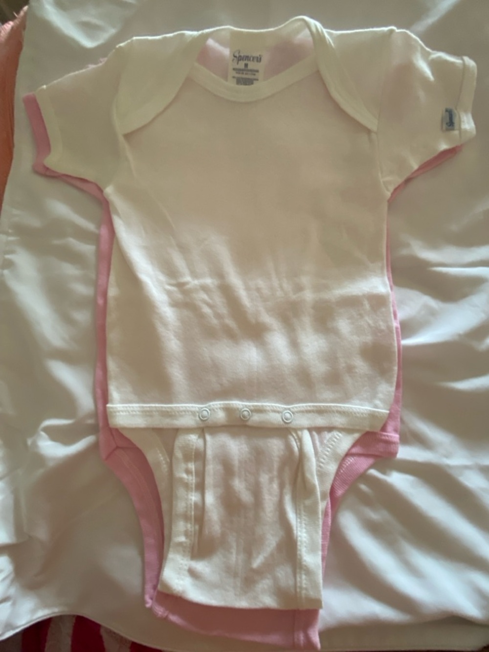 1-piece set Spencer's Short Sleeve Baby Bodysuit

Pick your color